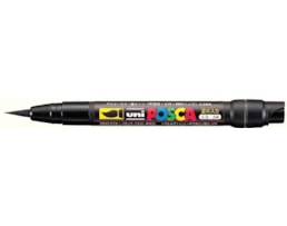 Marcador Uni Posca Pincel PCF-350, Preto