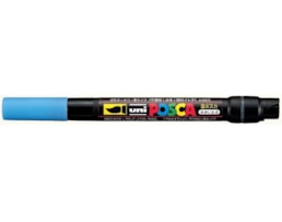 Marcador Uni Posca Pincel PCF-350, azul claro