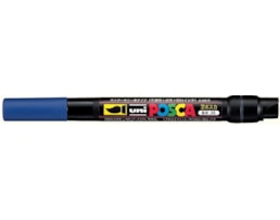 Marcador Uni Posca Pincel PCF-350, azul