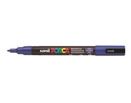 Marcador Uni Posca PC-3M, traço 0,9-1,3mm, Azul
