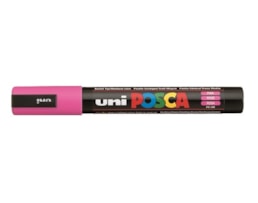 Marcador Uni Posca PC-5M, traço 1,8-2,5 mm, Rosa