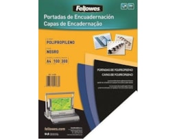 Capas Fellowes PP A4 500 Mic. Transparente, Pack 100