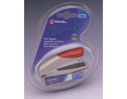 Maquina Agrafar REXEL BAMBI + 1 Cxa Agrafes 25