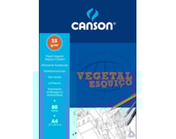 Caderno A4 Vegetal (Esquiço) Canson 80fls 50/55grs