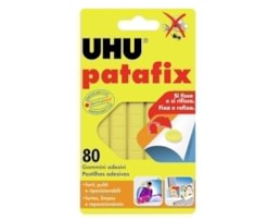 Cola UHU Patafix, reutilizável, blister 60grs, amarelo 40498