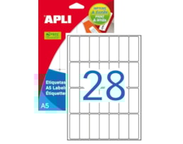 Etiquetas Apli A5 20X50 refª 1867 c/ 420 etiq.