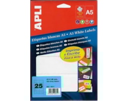 Etiquetas Apli A5 25X40 refª 1871 c/375 etiq.
