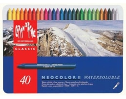 Lápis Caran D`Ache, Neocolor II R.7500/40 40 cores