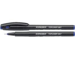 Marcador Schneider Topliner 967 (Fino) azul