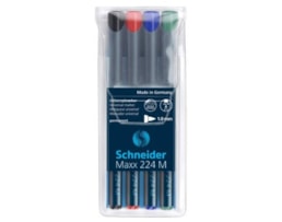 Marcador Schneider p/ Acetato OHP224 M Carteira c/4