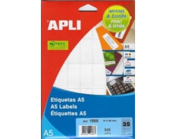 Etiquetas Apli A5 19X40 refª 1866 c/525 etiq.