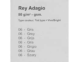 Papel Fotocopia Adagio A4 80g Cinza-06, Rs. 500 fls