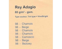 Papel Fotocopia Adagio A4 80g Beije Rs. 500 fls