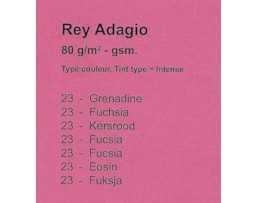 Papel Fotocopia Adagio A4 80g Fucsia-23, Res. 500 Fls.