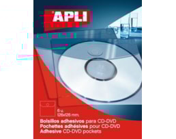 Bolsa Autocolante p/1 CD-Apli 2585 Bl. c/6