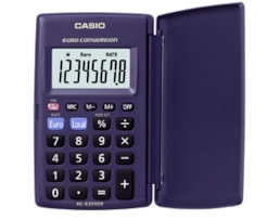 Máquina Calcular Casio HL820 LV Bolso, Tampa Pl.