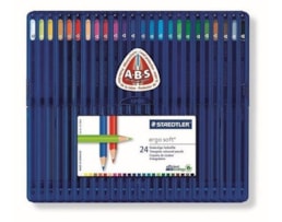 Lápis Cor Staedtler 3mm Ergosoft c/24 157 SB24