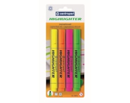 Marcador Centropen, Fluor, Refª 8852, Largo, BL. c/4
