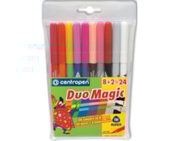 Marcador Centropen Duo Magic ref.2599, c/10, 8+2=24