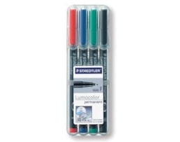Marcador Staedtler Acetato Lumocolor c/4 313 WP4 S