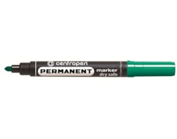 Marcador Centropen Permanente, Red. Ref.8510, Verde