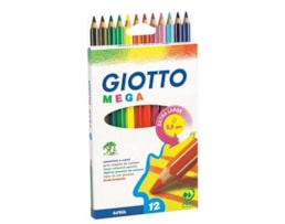 Lápis Cor Giotto Mega c/12 Ref.225600