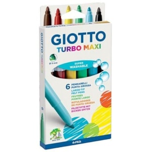 Marcador Giotto Turbo Maxi c/6 Ref.453000