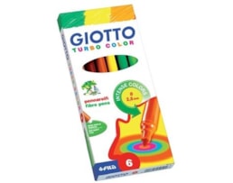 Marcador Giotto Turbo Color c/ 6 Ref.415000