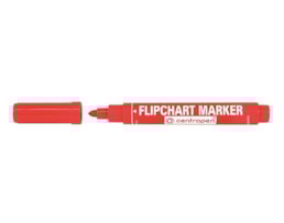 Marcador Centropen Flipchart,  Ref.8550, Encarnado