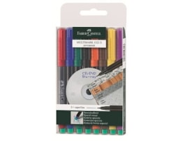 Marcador Faber Ref.1523 S  p/ Acetato Conjunto 8