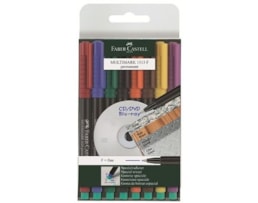 Marcador Faber Ref.1513 F  p/ Acetato Conjunto 8