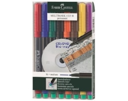 Marcador Faber Ref.1525 M  p/ Acetato Conjunto 8