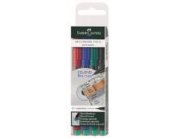Marcador Faber Ref.1523 S  p/ Acetato Conjunto 4