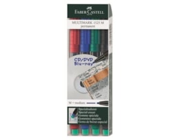 Marcador Faber Ref.1525 M  p/ Acetato Conjunto 4