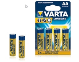 Pilhas Alcalinas Varta 4106 LR06-AA, Blister c/4 (Eco)