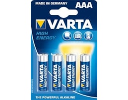 Pilhas Alcalinas Varta High Energy R.4903 LR03  AAA Bl. c/4