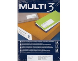 Etiquetas Multi3 Multiusos 48,5x25,4mm Cx.100fls A4 Ref04717