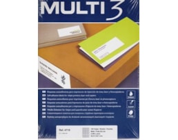 Etiquetas Multi3 Multiusos 52,5x29,7mm Cx.100fls A4 Ref04719