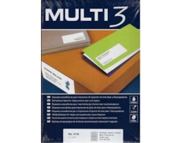 Etiquetas Multi3 Multiusos 70x16,9mm Cx.100fls A4 Ref.04720