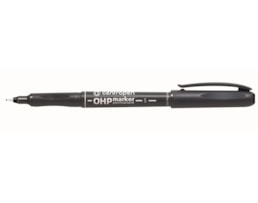 Marcador Centropen p/ Acetato OHP Perm. 2634, S, Preto