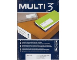 Etiquetas Multi3 Multiusos 70x33,8mm Cx.100fls A4 Ref.10495