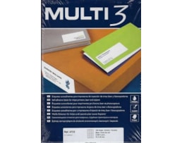 Etiquetas Multi3 Multiusos 70x36mm Cx.100fls A4 Ref.04723