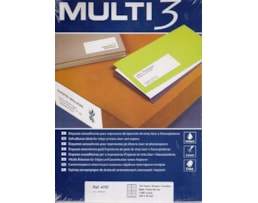 Etiquetas Multi3 Multiusos 105x35mm Cx.100fls A4 Ref.04707