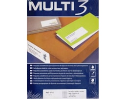 Etiquetas Multi3 Multiusos 105x48mm Cx.100fls A4 Ref.04711