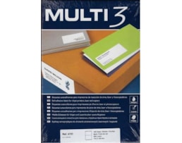 Etiquetas Multi3 Multiusos 175x135mm Cx.100fls A4 Ref.04751
