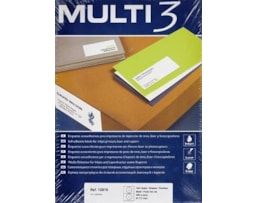 Etiquetas Multi3 Multiusos "CD" D.117mm C/100fls A4.R.10816