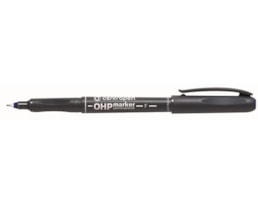 Marcador Centropen p/ Acetato OHP Perm. 2636, F, Preto