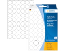 Etiquetas Herma Red.16mm Emb.c/32 fls Ref.2240 Branco