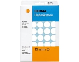 Etiquetas Herma Red.19mm Emb.c/32 fls Ref.2250 Branco