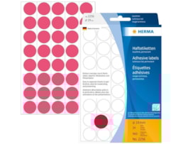 Etiquetas Herma Red.19mm Emb.c/32 fls Ref.2256 Enc.Flouresc.